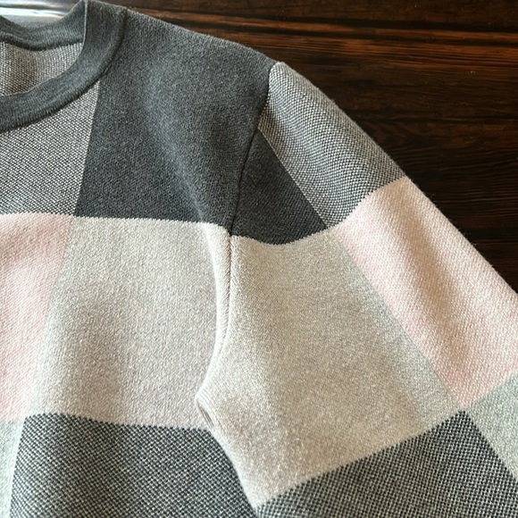 Marble pink and grey colour blocked cardigan XL-XXL - Picture 5 of 10